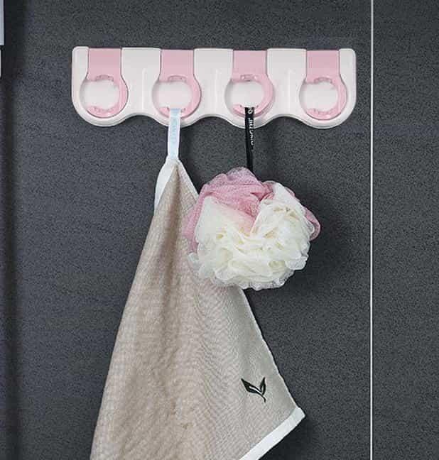 밀대 걸이 홀더 4구 밀대거치대 밀대걸이 대걸레거치대