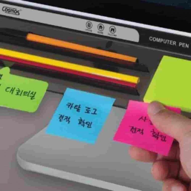 모니터펜홀더 연필꽂이 연필거치대 메모지케이스 볼펜거치대