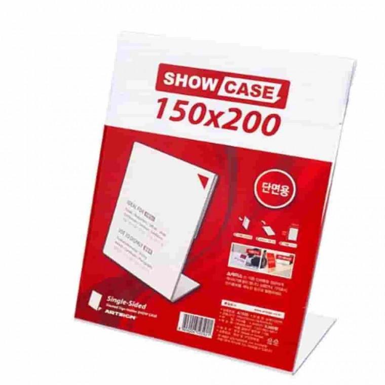전시장 쇼케이스 150x200mm 행사안내판 POP거치대 메뉴홀더 아크릴꽂이 정보안내판