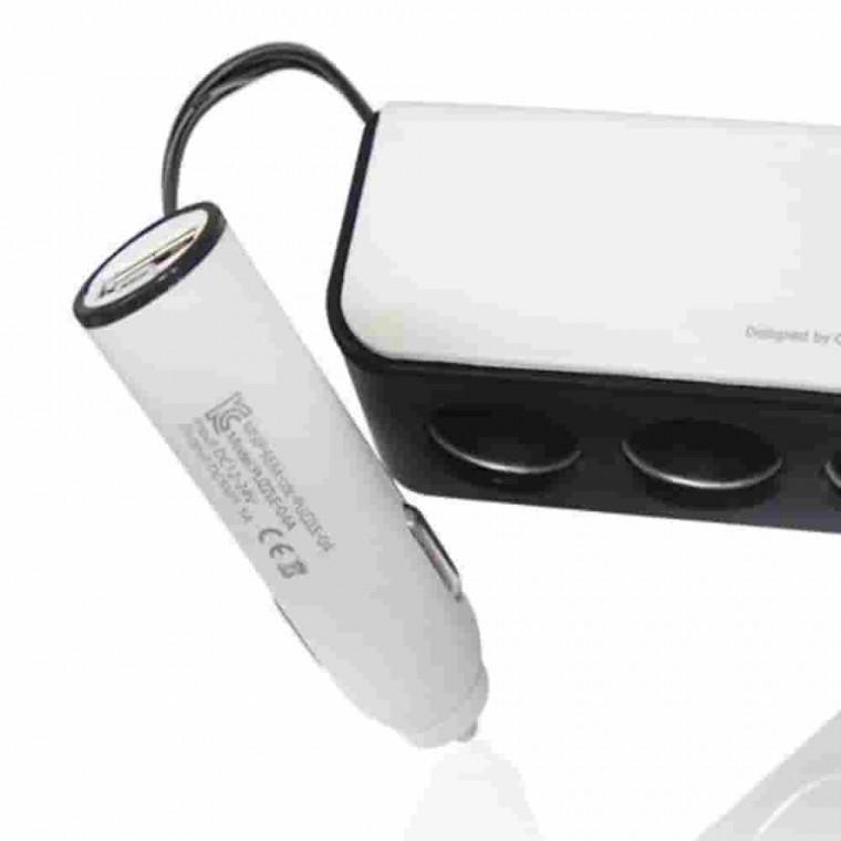 USB 3구 소켓 차량용소켓 자동차멀티소켓 자동차시거잭 시거잭멀티소켓