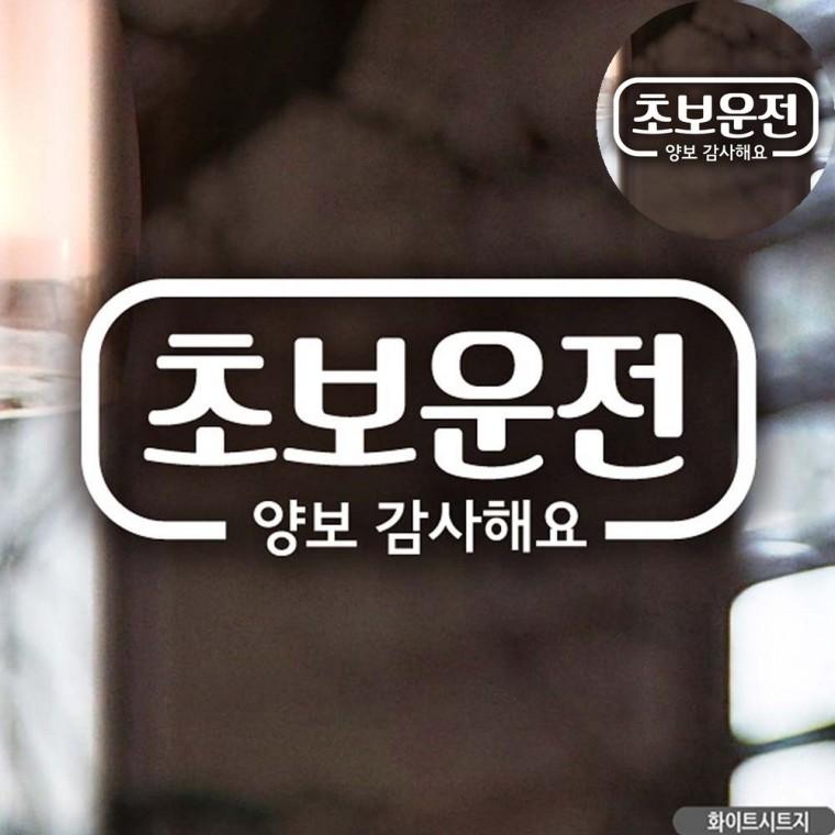 차량용시트지 자동차시트지 초보운전 왕초보스티커 차량용스티커 자동차스티커