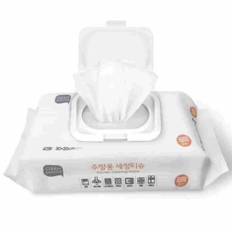 주방 만능 세정티슈 40매 주방세정티슈 찌든때티슈 차량용청소티슈 만능세정티슈 다목적세정티슈