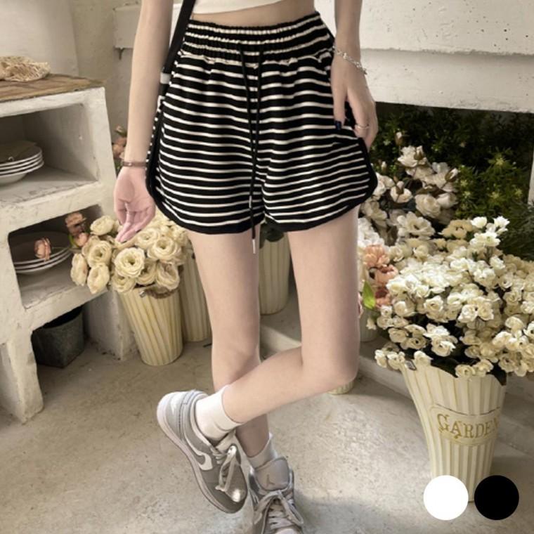 잔 옆라인 반바지 URD340 트레이닝 3 이젠나 바지 바지 팬츠 반바지 칠부 밴딩팬츠 일자 5부반바지 밴딩 레