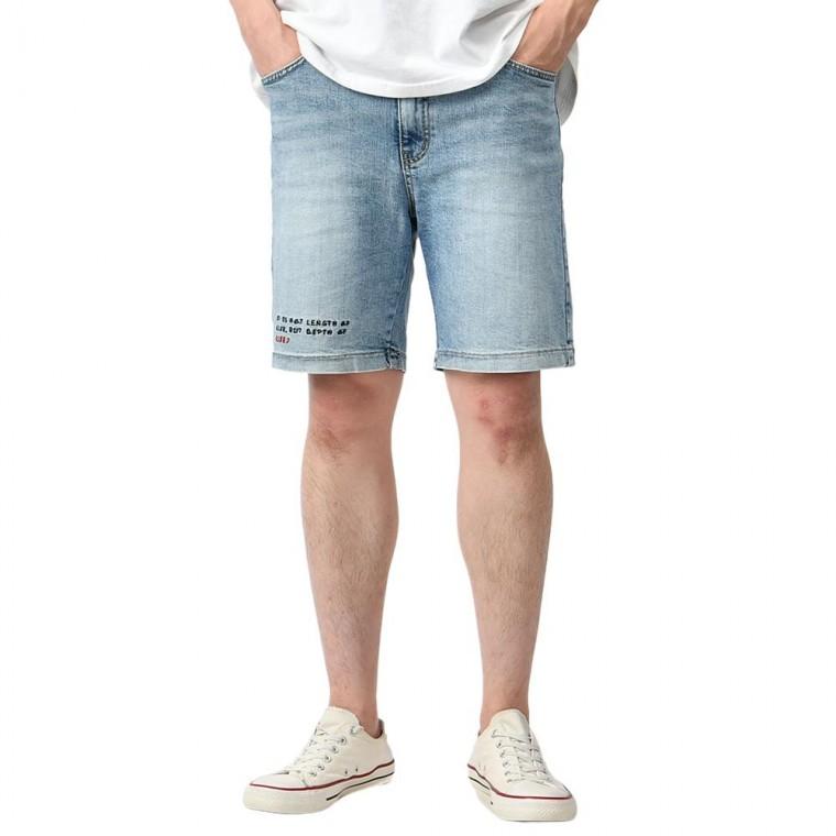 남자 청반바지 스판 이염없는 생지 데님 5부 바지
