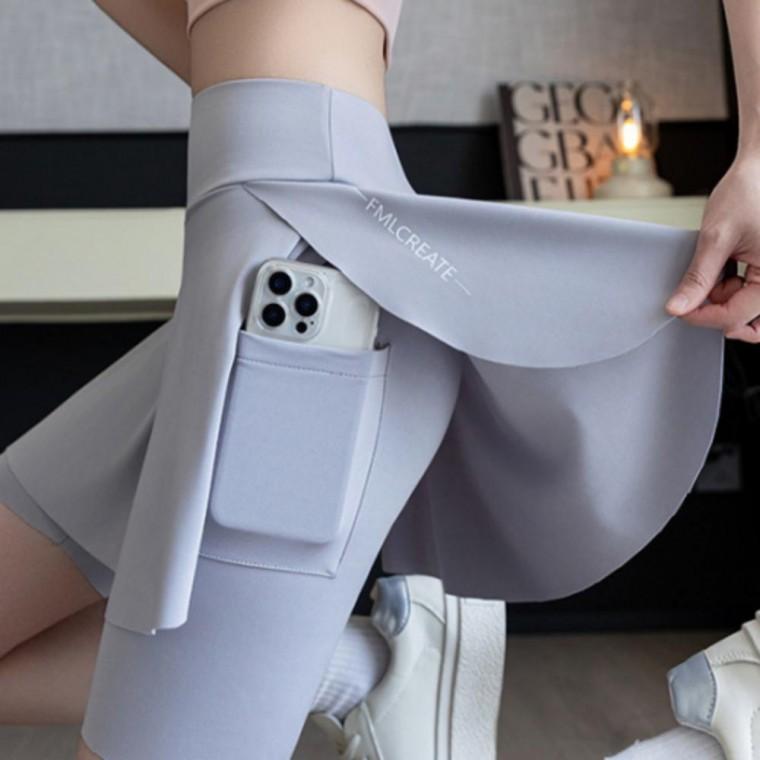 커버업스커트숏레깅스 레깅스스커트 5부레깅스 커버 반바지 스커트 숏 5부
