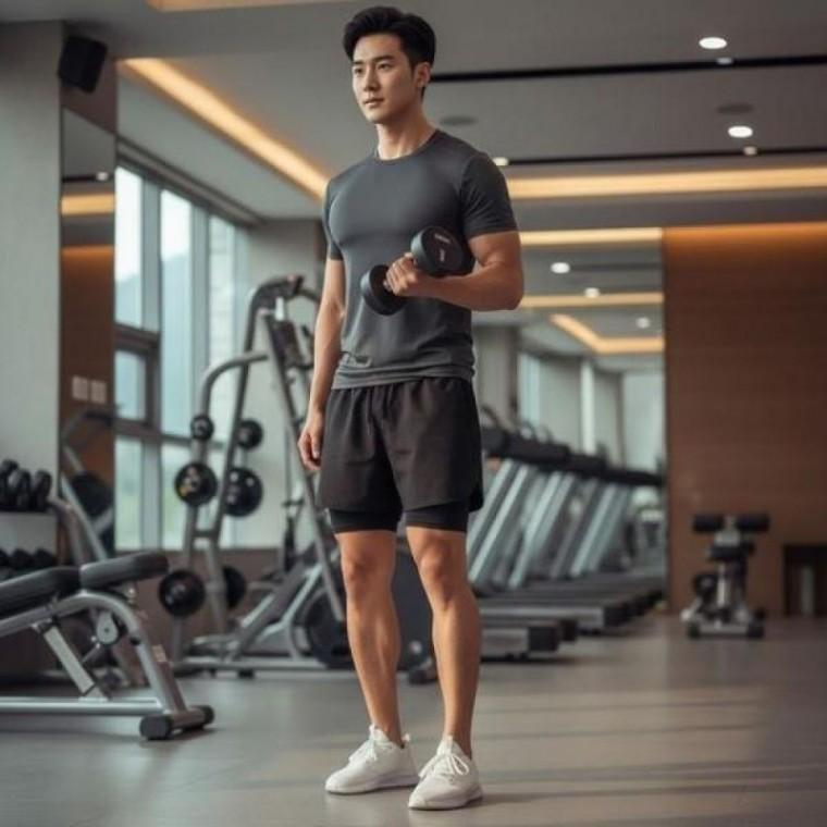 SD-260544 투인원 스포츠 헬스 운동 반바지 데이퍼