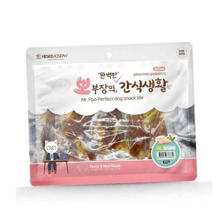 뽀부장의 부드러운 간식생활 미니 닭갈비 300g 1P 강아지 간식