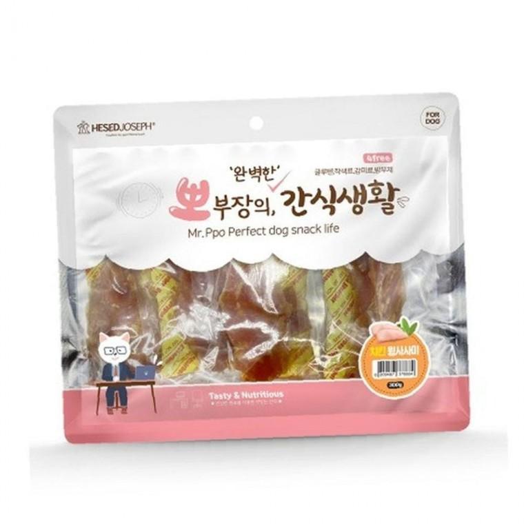 뽀부장의 기호성좋은 간식생활 치킨 윙사사미 300g 1P 강아지 간식