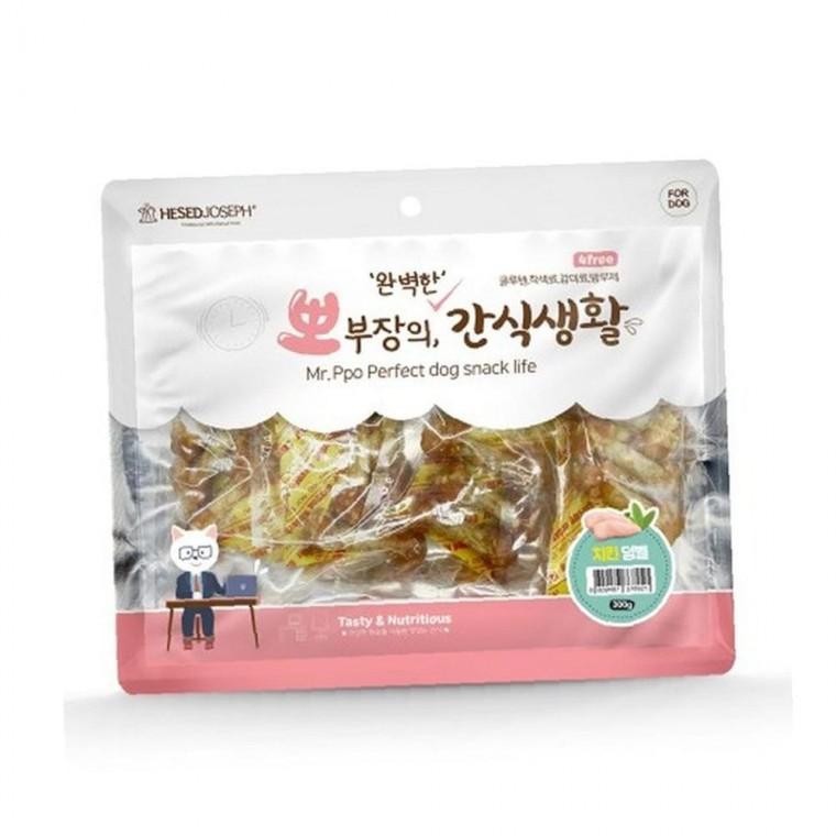 뽀부장의 맛있는 간식생활 치킨 덤벨 300g 1P 강아지 간식