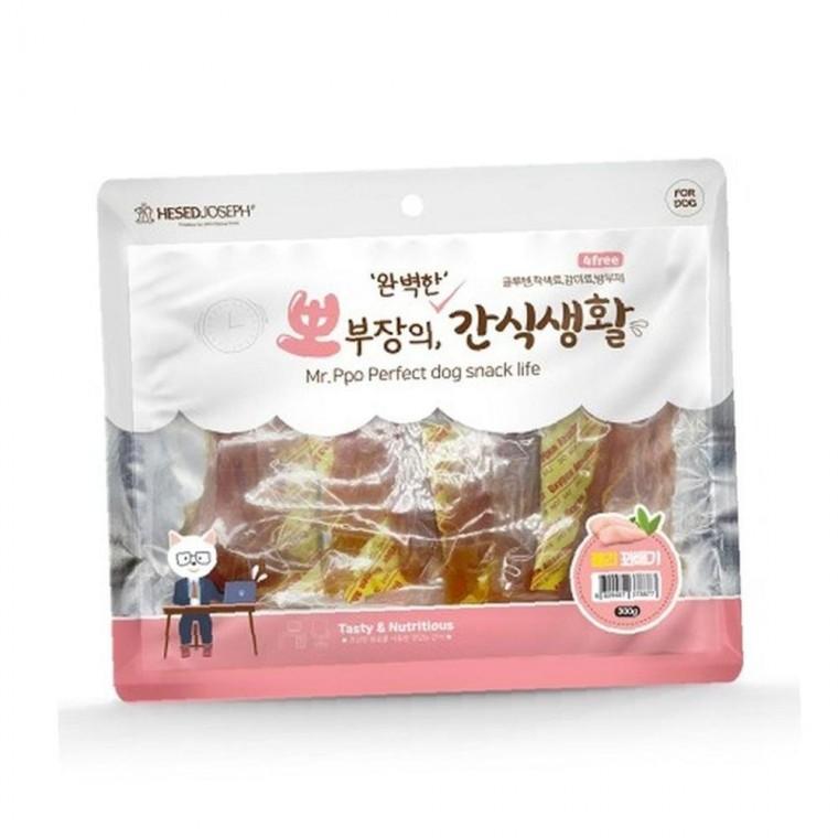 뽀부장의 든든한 간식생활 젤리 꽈배기 300g 1P 강아지 간식
