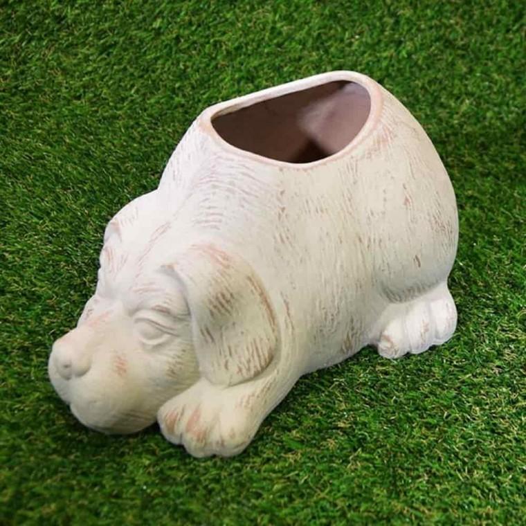 현관인테리어소품 강아지화분 빈티지토분 토분 화분 강아지 25x15x14