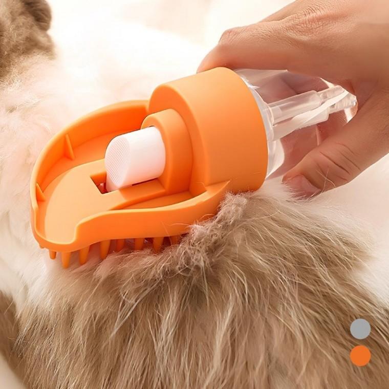 원터치 고양이 브러쉬 강아지 목욕 마사지 브러시