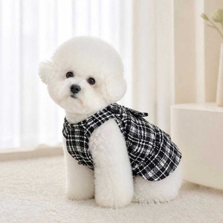 강아지 고양이 커플룩 드레스 셔츠 원피스 애견 시밀러룩 옷
