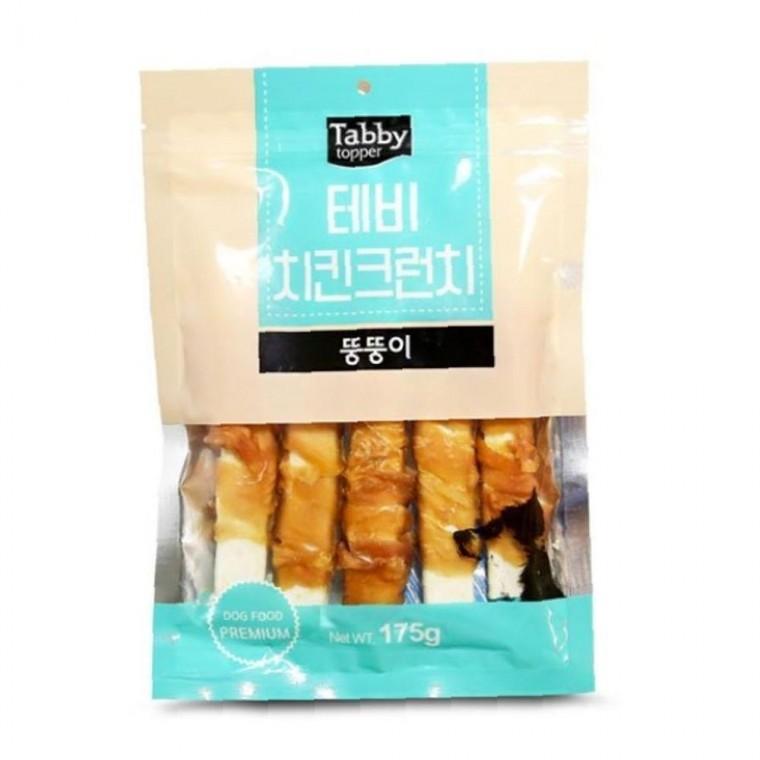 테비 강아지 부드러운 간식 애견 육포 치킨 뚱뚱이 175g