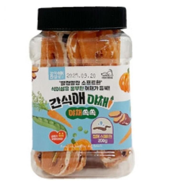 간식애야채 강아지간식 편한 애견 간식 장어스테이크 200g