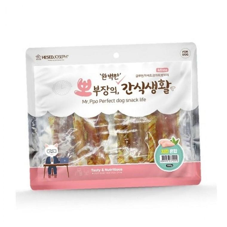뽀부장의 든든한 간식생활 치킨 혼합 300g 1P 강아지 간식