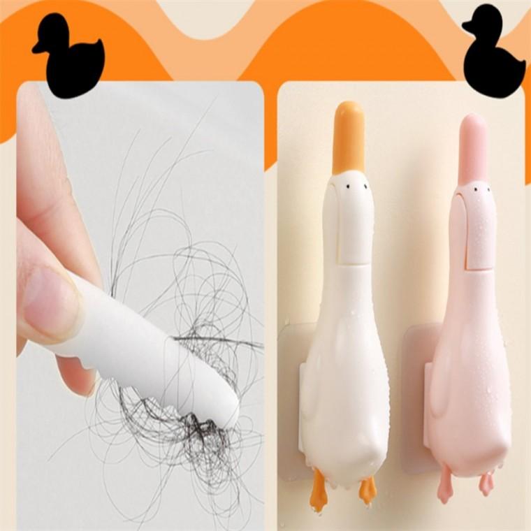 오리 욕실 머리카락 집게 화장실머리카락청소도구 욕실머리카락청소