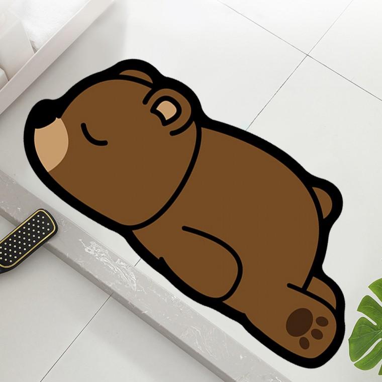 주방 거실 곰돌이 화장실 욕실 현관 규조토 발매트