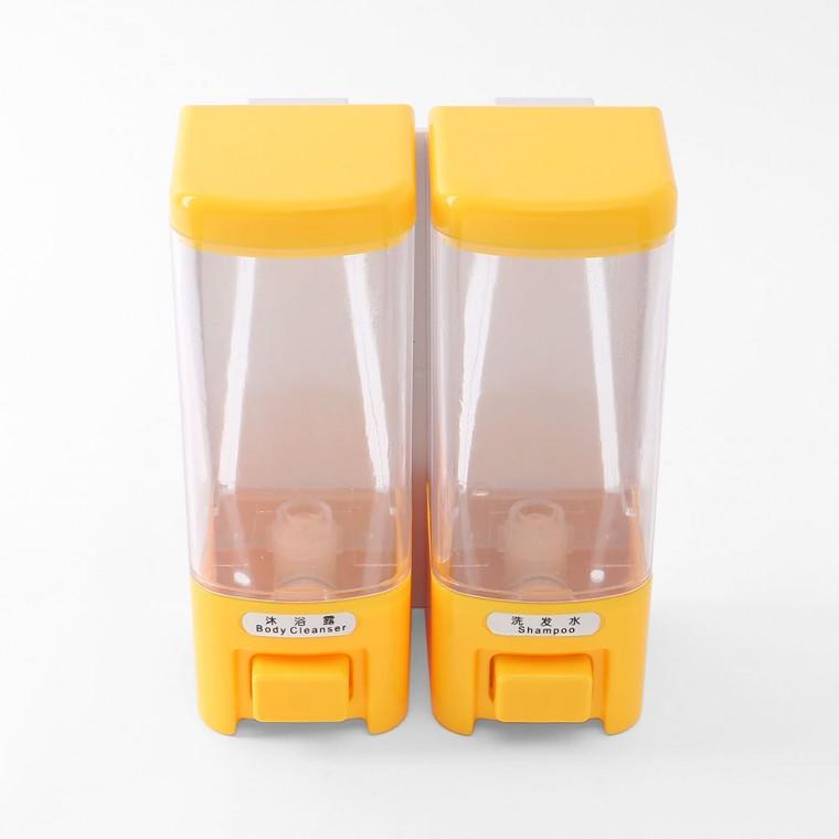크린워시 물비누 디스펜서 2구 500ml 욕실디스펜서