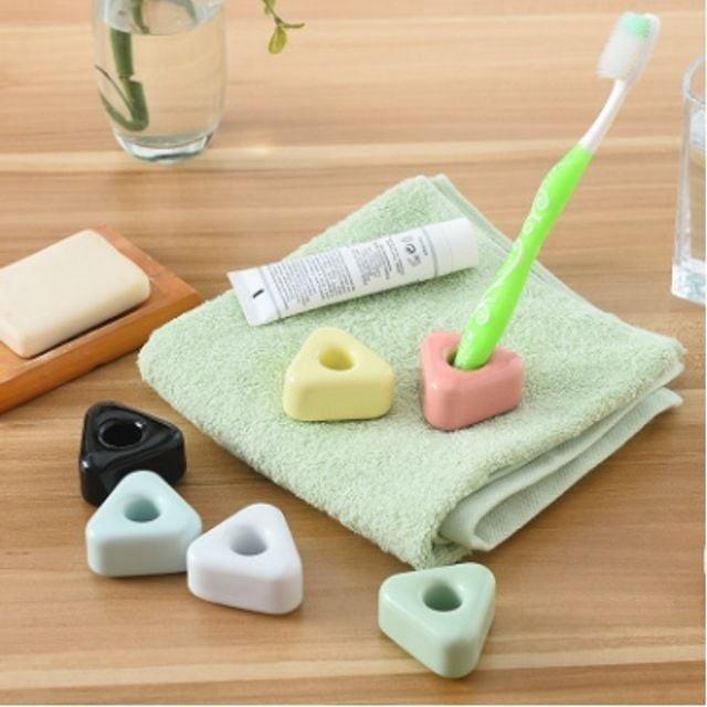 칫솔 홀더 도자기 꽂이 거치대 걸이 스텐 칫솔통 스탠드 욕실 용품 치약 욕실디 스펜서