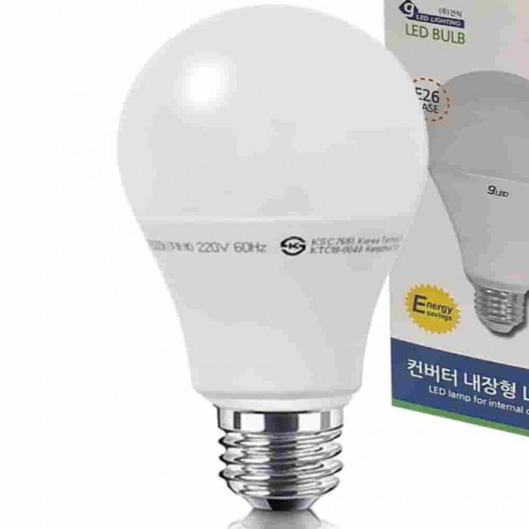 12W 주광색 내장형 형광등색 욕실조명 전구다마 화장실조명 소켓전구 볼전구
