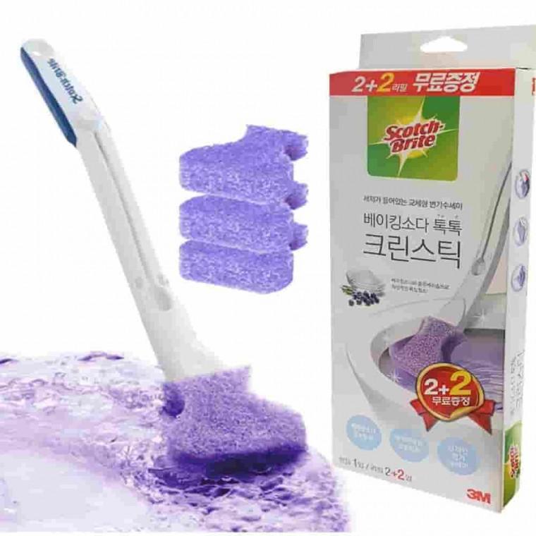 변기솔 핸들1리필4 변기청소도구 화장실클리너 욕실청소용품 변기클리너 일회용청소포