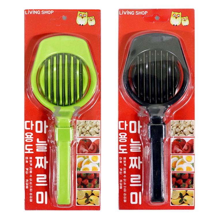 다용도 계란 마늘 짜르미-T/마늘슬라이서/계란자르기/과일자르기/마늘편썰기/마늘슬라이스/절단기/다용도슬