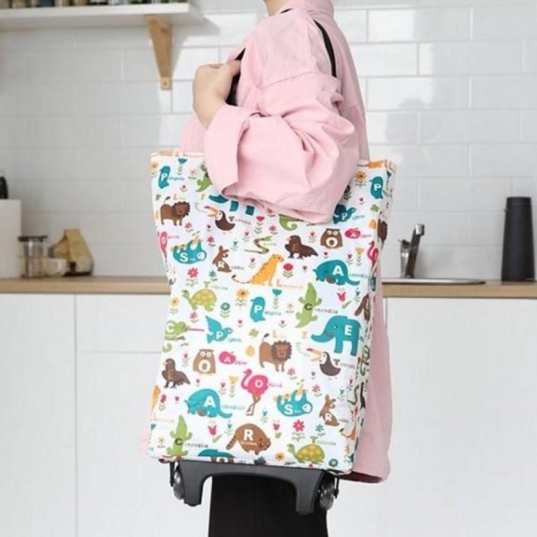 가방 신혼 쇼핑카트 엄마선물 히키스 초경량 장바구니