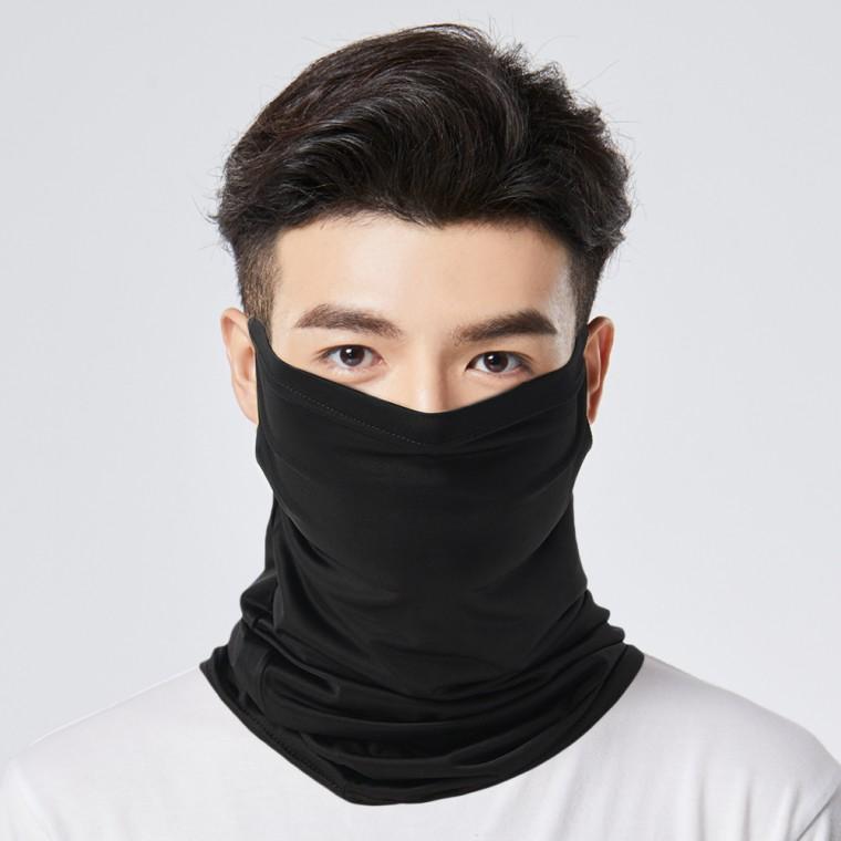 시원텐 귀걸이형 쿨 멀티스카프(블랙) 여름멀티스카프 귀걸이형멀티스카프 귀에거는멀티스카프