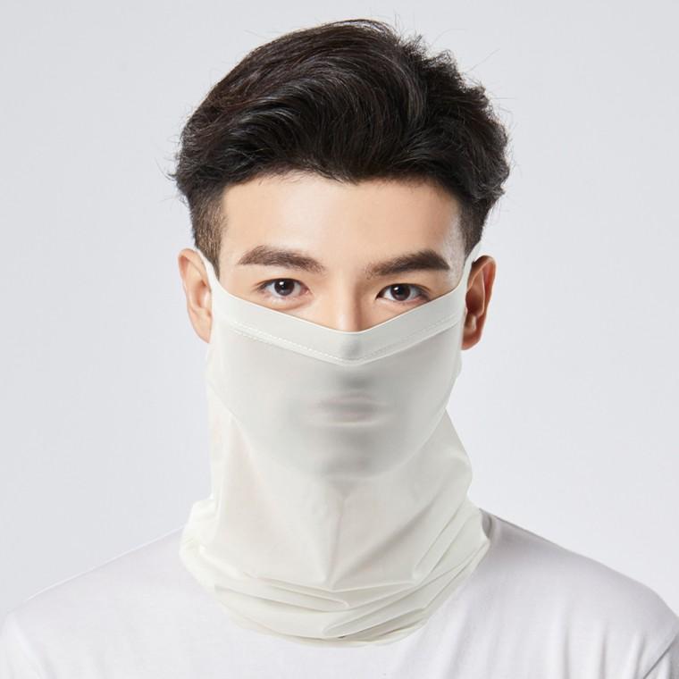 시원텐 귀걸이형 쿨 멀티스카프(화이트) 여름멀티스카프 귀걸이형멀티스카프 귀에거는멀티스카프