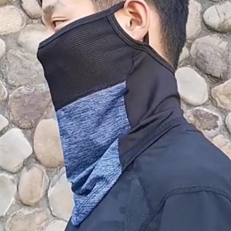 1+1 투톤 망사 멀티 스카프 스포츠 골프 쿨 마스크