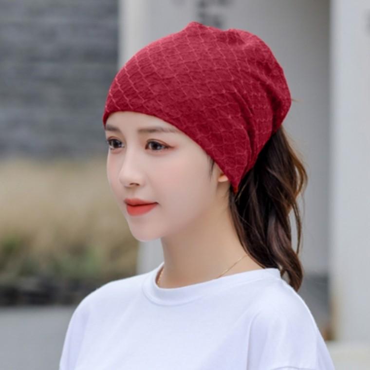 로즈앤 멀티스카프 비니 2p세트 와인 넥워머 안면마스크