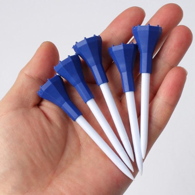 나이스샷 골프티 5개입 롱롱티 84mm 블루 나무골프티 비거리티
