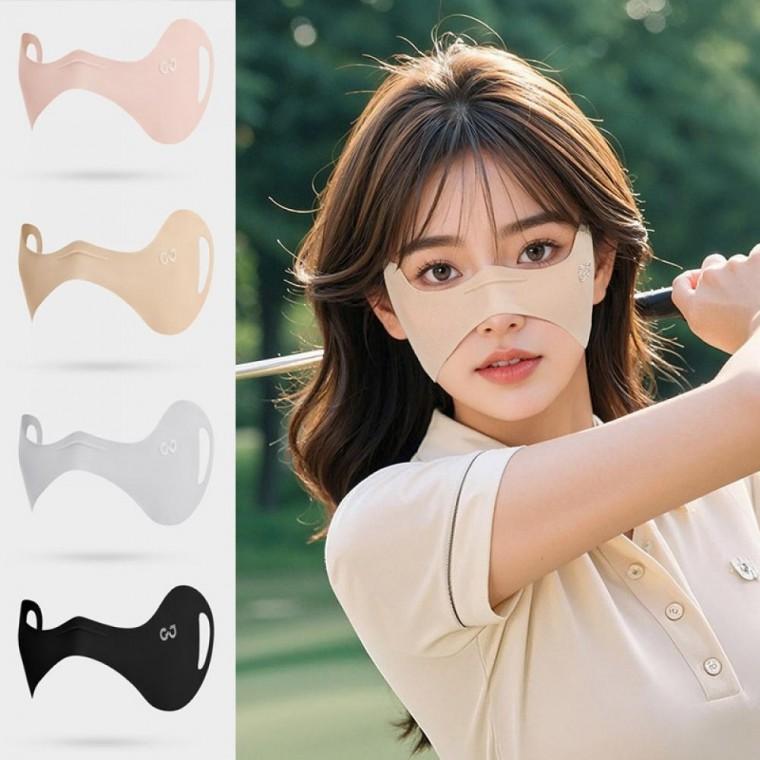 눈가집중 나비날개 햇빛차단 쿨링 골프 하프마스크