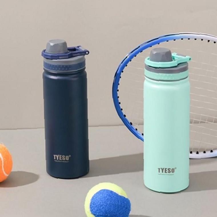 TYESO 센스있는 런닝 테니스 골프 아웃도어 스텐 핸들 텀블러750ml