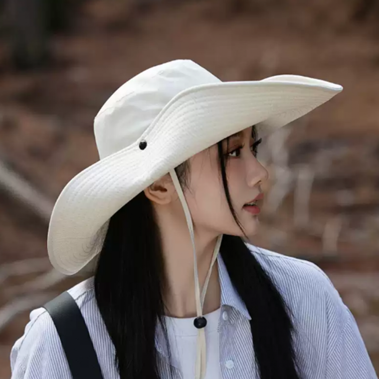 챙 5배 넓은 모자 남녀 카우보이 UV 골프 사파리 floppy cap