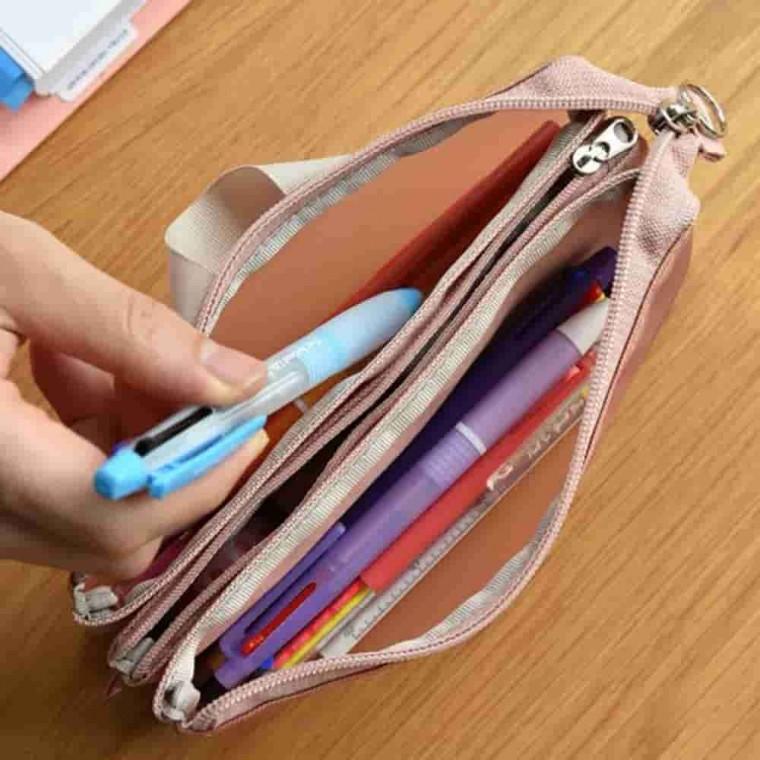 3웨이펜슬콜렉터 펜 파우치 펜파우치 메쉬파우치 여행파우치