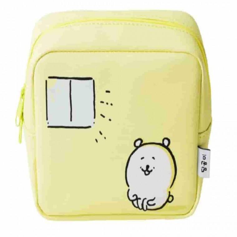 담곰이 노랑 사각 파우치 틴트파우치 생리대파우치 여행용파우치