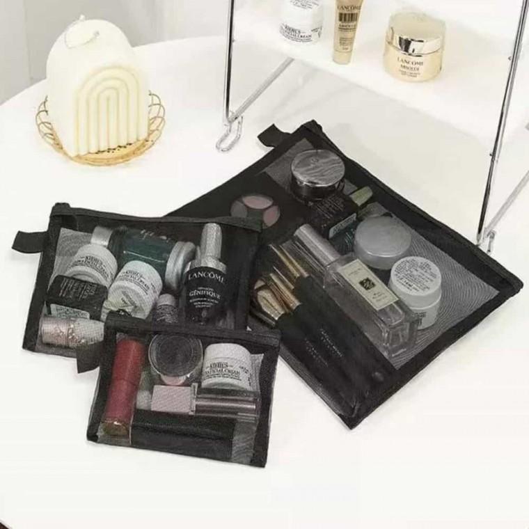 메쉬 파우치 대 여행용파우치 메쉬파우치백