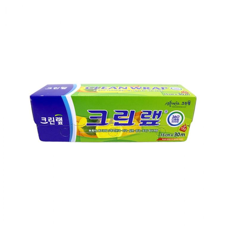 크린랲 15cm x 30m-H/크린랩/주방용랩/랩커터기/칼날커터기/랩포장/음식포장/가정용랩/비닐랩