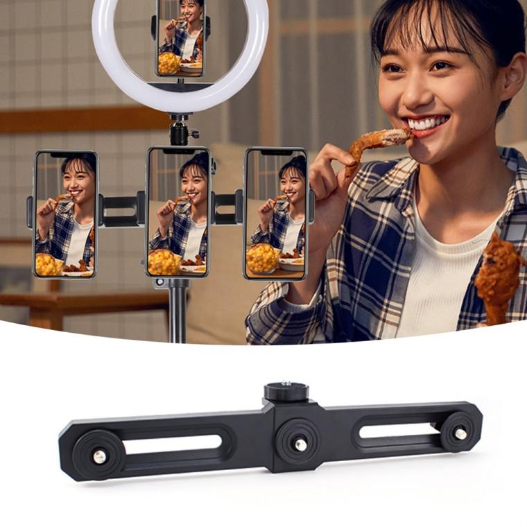 1/4 나사 트리플 플레이트 핸드폰 아이폰 갤럭시 호환