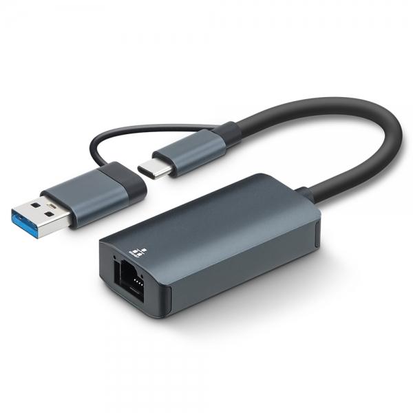 7NC 랜카드 허브 기가비트 USB 유선 노트북 필수 랜포트 기가랜 (NCH-704)