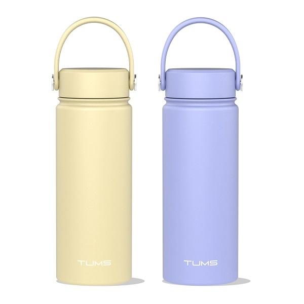 텀블러 텀스 올데이 핸들 텀블러 540ml x 2개 / 칼라 - 바닐라 + 코발트