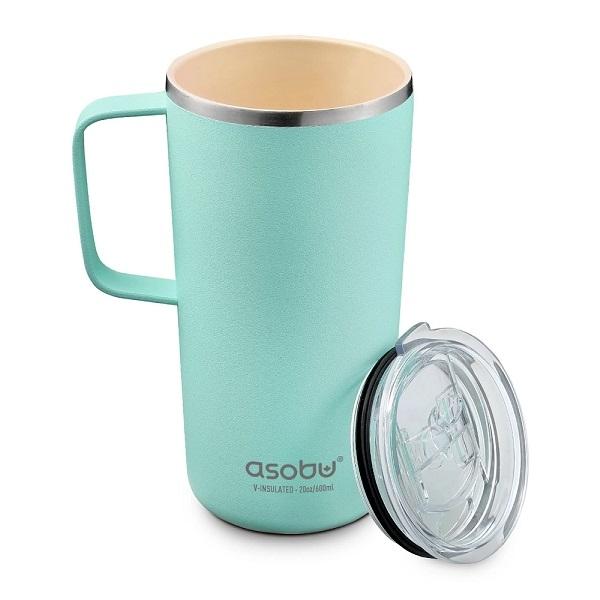 텀블러 아소부 보온보냉 머그 600ml - 민트