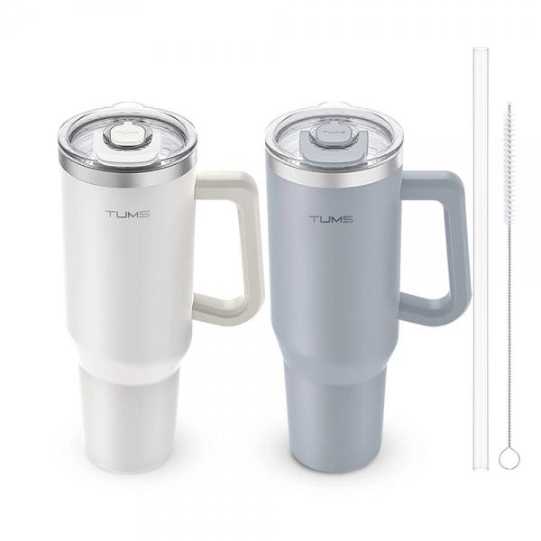 텀블러 텀스 익스트림 텀블러 1180ml x 2 / 칼라 - 미스트 블루 + 오프화이트