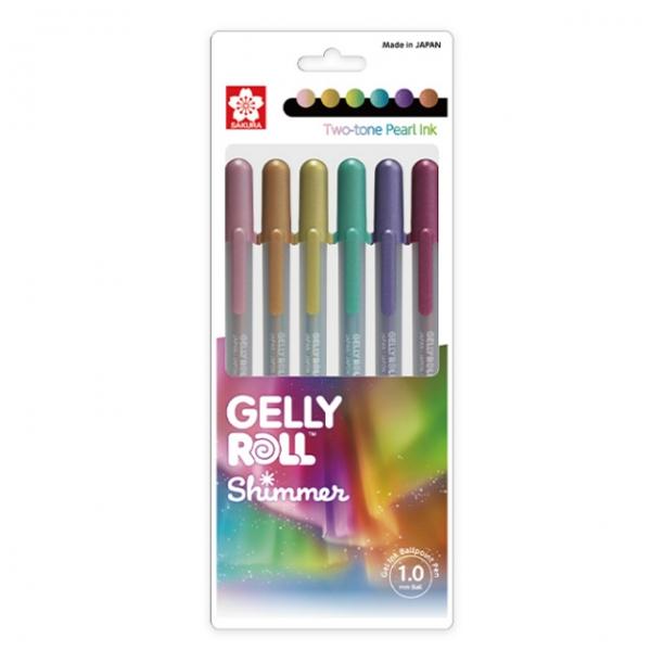 Gelly Roll 겔리롤 쉬머 1.0mm 6본입