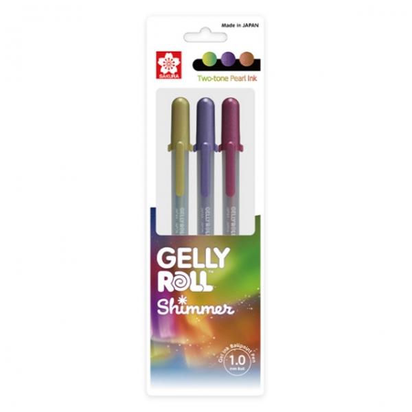 Gelly Roll 겔리롤 쉬머 1.0mm 3본입 B세트