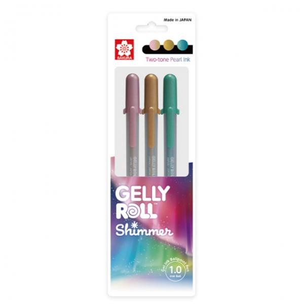 Gelly Roll 겔리롤 쉬머 1.0mm 3본입 A세트