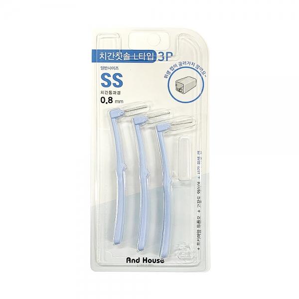 덴탈 치간칫솔 L형 3P SS