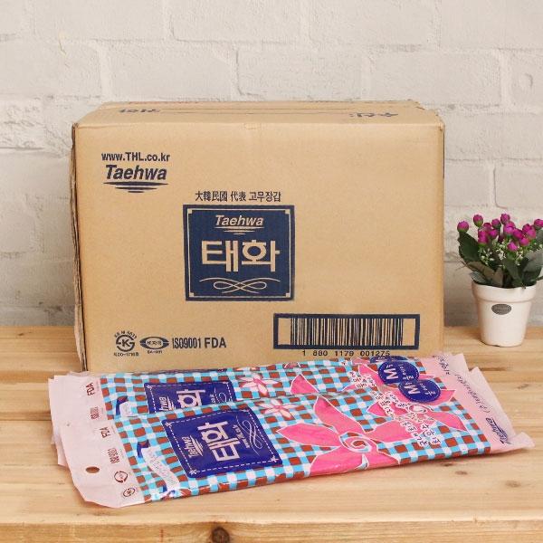 (BOX)태화고무장갑(M 올에이)_핑크_100켤레
